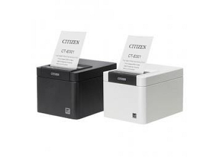 CT-E301, USB, RS232, Ethernet, 8 dots/mm (203 dpi), cutter, black CT-E301, USB, RS232, Ethernet, 8 dots/mm (203 dpi), cutter, black