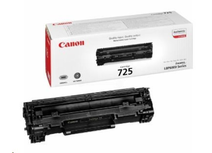 Canon TONER CRG-725 černý pro i-Sensys LBP a i-Sensys MF 3010 a 6000 (1 600 str.)