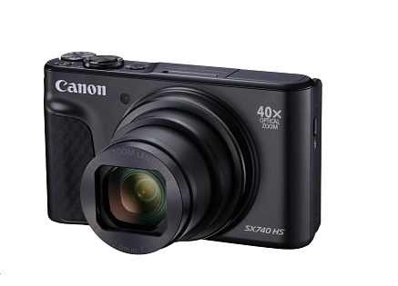Canon PowerShot SX740 HS Lite, 20.3Mpix, 40x zoom, WiFi, 4K video - černý