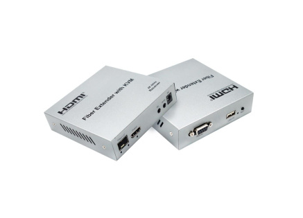 PremiumCord Optický HDMI extender 4K@60Hz až na 20km