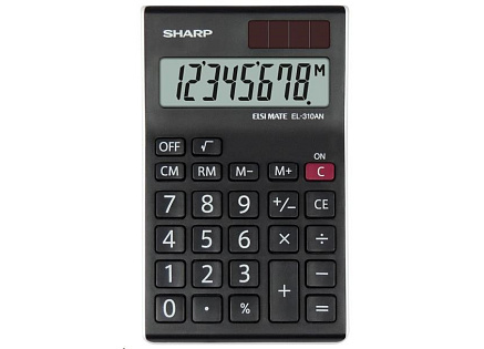 SHARP kalkulačka - EL-310ANWH - černá SHARP kalkulačka - EL-310ANWH - černá