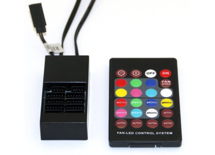 EUROCASE controller + dálkový ovladač pro RGB ventilátor