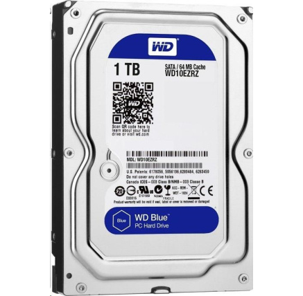WD BLUE WD10EARZ 1TB, SATA III 3.5", 64MB 5400RPM, 150MB/s, CMR
