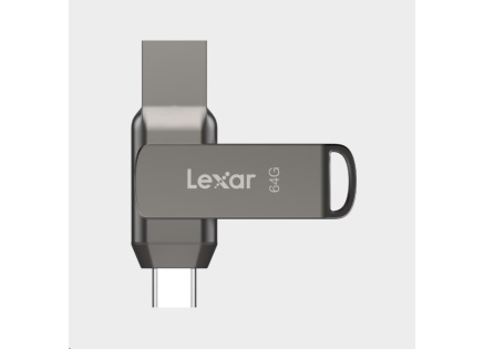 Lexar JumpDrive Dual Drive D400 Type-C/Type-C & Type-A, up to 130MB/s read (USB 3.1) 64GB Lexar JumpDrive Dual Drive D400 Type-C/Type-C & Type-A, up to 130MB/s read (USB 3.1) 64GB