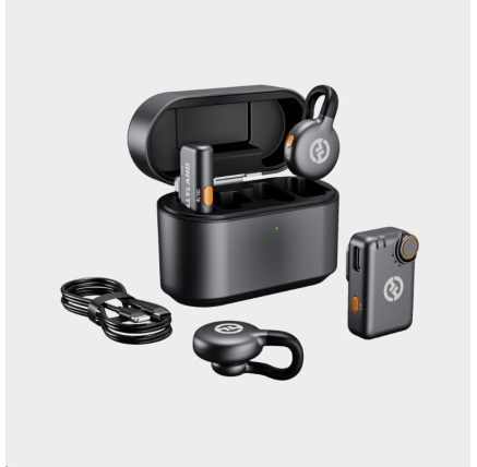 Hollyland LARK M2S Combo Wireless Lavalier Microphone Combo (Space Gray)