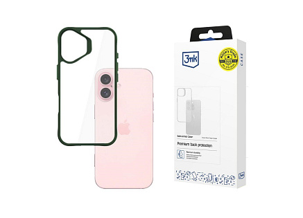 3mk ochranný kryt Satin Armor Case+ Green pro Apple iPhone 16