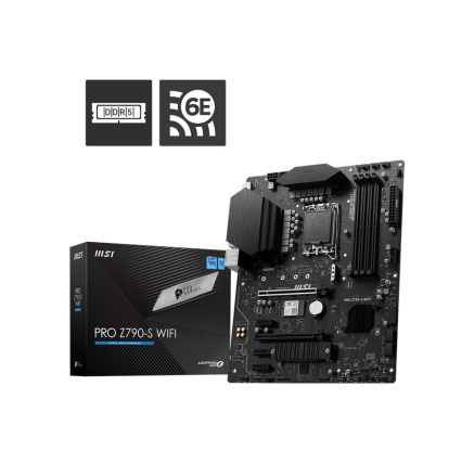 BAZAR - MSI MB Sc LGA1700 PRO Z790-S WIFI, Intel Z790, 4xDDR5, 1xDP, 1xHDMI, WI-FI - Po opravě (Bez příšlušenství)