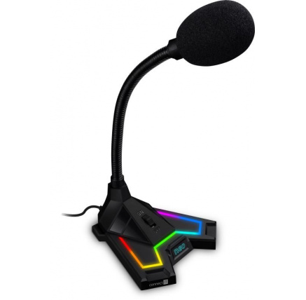 CONNECT IT NEO RGB ProMIC mikrofon, černá