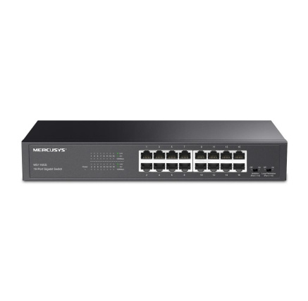 MERCUSYS switch MS116GS (16xGbE, fanless)