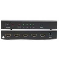PREMIUMCORD HDMI switch 4:1 s audio výstupy ( stereo, Toslink, coaxial )