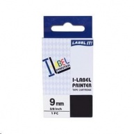 PRINTLINE kompatibilní páska s Casio, XR-9X1, 9mm x 8m, černý tisk / průhledný podklad