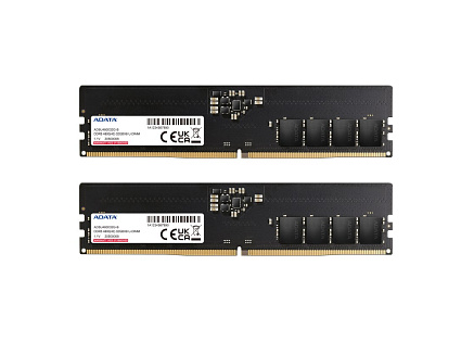 ADATA DIMM DDR5 64GB (Kit of 2) 4800MHz CL40, Dual Tray