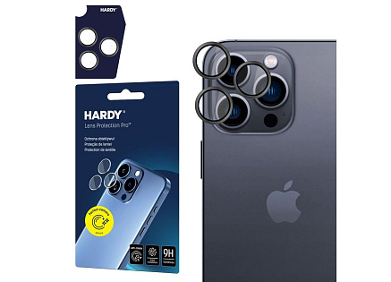 3mk Hardy Lens Protection Pro pro iPhone 16 Pro /16 Pro Max Titanium Grey