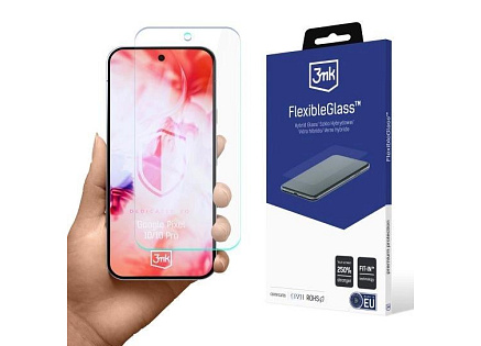 3mk hybridní sklo FlexibleGlass pro Google Pixel 10/ 10 Pro 3mk hybridní sklo FlexibleGlass pro Google Pixel 10/ 10 Pro