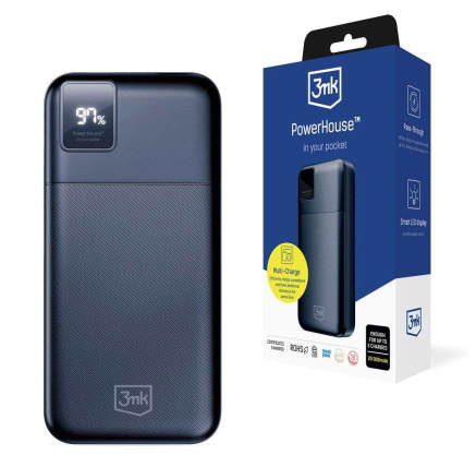 3mk powerbanka - PowerHouse 20000 mAh, USB-C + USB-A 3mk powerbanka - PowerHouse 20000 mAh, USB-C + USB-A