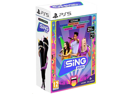 PS5 hra Let’s Sing 2026 + 2 mikrofony