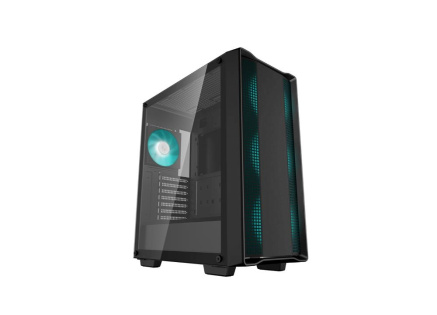 DEEPCOOL Case CC560 V2, ATX, Průhledná bočnice, 4x120mm Fan, černá