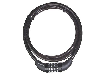 Master Lock 8119EURD Ocelové lanko Master Lock s integrovaným zámkem