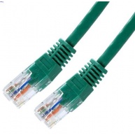 Patch kabel Cat5E, UTP - 3m, zelený