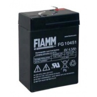Baterie - Fiamm FG10451 (6V/4,5Ah - Faston 187), životnost 5let