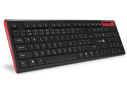 CONNECT IT Multimediální bezdrátová klávesnice, CZ + SK layout, černá