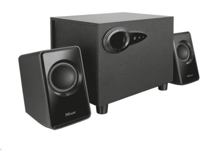 TRUST Reproduktory 2.1 Avora Subwoofer Speaker Set - black