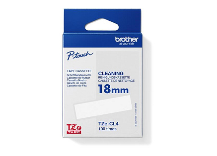 BROTHER TZECL4 - kazeta TZ šířky 18mm, TZE-CL4, 100 použití, čistící kazeta BROTHER TZECL4 - kazeta TZ šířky 18mm, TZE-CL4, 100 použití, čistící kazeta