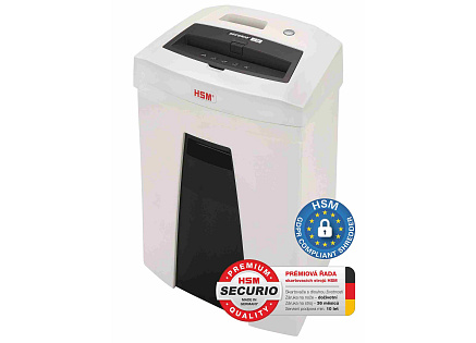 HSM skartovač Securio C16 (řez: Kombinovaný 4x25mm | vstup: 225mm | DIN: P-4 (3) | papír, sponky, plast. karty ) HSM skartovač Securio C16 (řez: Kombinovaný 4x25mm | vstup: 225mm | DIN: P-4 (3) | papír, sponky, plast. karty )