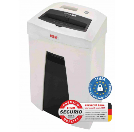 HSM skartovač Securio C16 (řez: Kombinovaný 4x25mm | vstup: 225mm | DIN: P-4 (3) | papír, sponky, plast. karty ) HSM skartovač Securio C16 (řez: Kombinovaný 4x25mm | vstup: 225mm | DIN: P-4 (3) | papír, sponky, plast. karty )