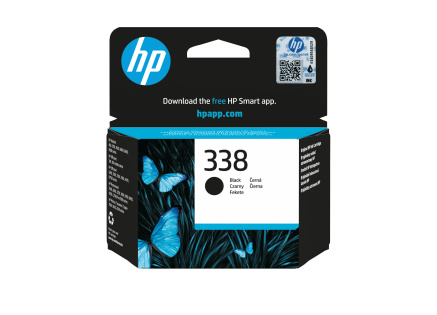 HP 338 Black Ink Cart, 11 ml, C8765EE (480 pages)