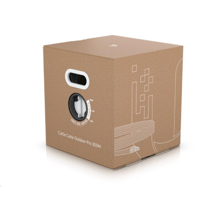 UBNT UACC-Cable-C5e-Outdoor-Pro-305M-W, UniFi outdoor cable, Cat5e, 305m
