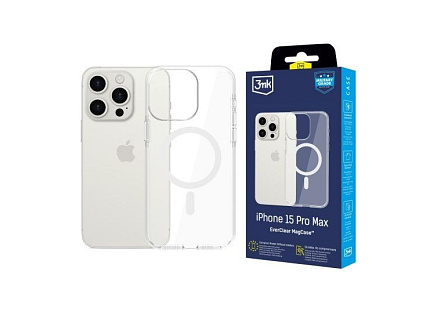 3mk ochranný kryt EverClear Magcase pro Apple iPhone 15 Pro Max