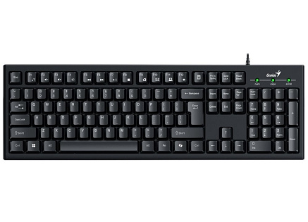 GENIUS klávesnice Smart KB-100, Drátová, USB, černá, CZ+SK layout