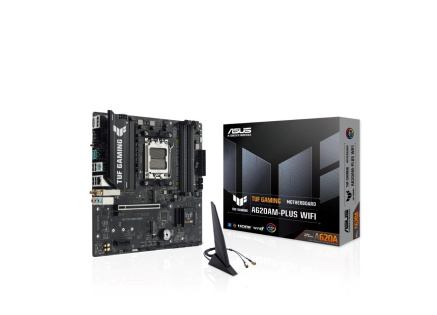 ASUS MB Sc AM5 TUF GAMING A620AM-PLUS WIFI, 4xDDR5, 2xDP, 1xHDMI, mATX