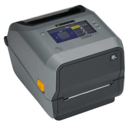 Zebra ZD621d, 8 dots/mm (203 dpi), cutter, linerless, disp., RTC, USB, USB Host, RS232, BT, Ethernet, Wi-Fi, grey