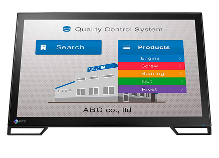 EIZO MT 23" DuraVision FDF2382WT, IPS, Touch, 1920x1080, 260nit, 1000:1, 11ms, DisplayPort, DVI-D, D-Sub, USB, Repro