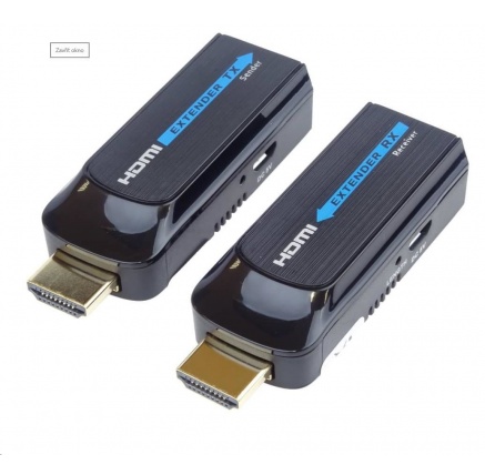 PREMIUMCORD HDMI extender na 50m přes jeden kabel Cat6