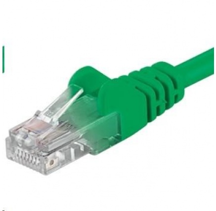 PREMIUMCORD Patch kabel UTP RJ45-RJ45 CAT5e 0.25m zelená PREMIUMCORD Patch kabel UTP RJ45-RJ45 CAT5e 0.25m zelená