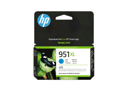 HP 951XL Cyan Ink Cart, 24 ml, CN046AE (1,500 pages) HP 951XL Cyan Ink Cart, 24 ml, CN046AE (1,500 pages)
