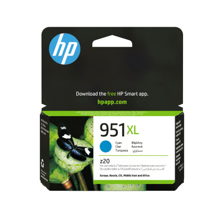 HP 951XL Cyan Ink Cart, 24 ml, CN046AE (1,500 pages) HP 951XL Cyan Ink Cart, 24 ml, CN046AE (1,500 pages)