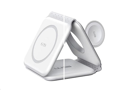 WG - Bezdrátová nabíječka WGMaxFlex 3in1 / Skládací / 15W+5W+2.5W / WG 42 / white