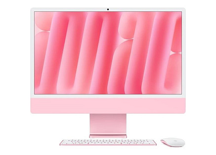 Apple iMac 24'' 4.5K display M4 chip 10-core CPU and 10-core GPU, 16GB, 256GB SSD - Pink