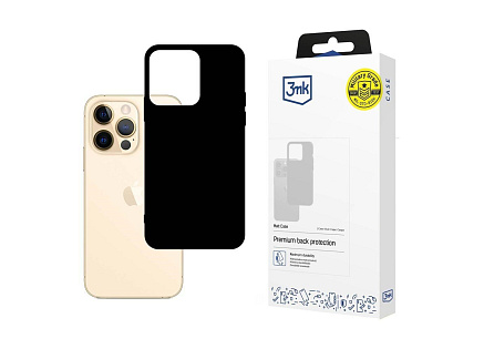 3mk ochranný kryt Matt Case pro Apple iPhone 13 Pro, Black