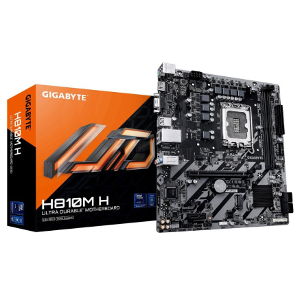 GIGABYTE MB Sc LGA1851 H810M H, Intel H810, 2xDDR5, 1xHDMI, 1xVGA, mATX