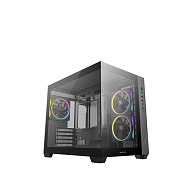 DEEPCOOL Case CG330 3F, mATX, Průhledná bočnice, 3x120mm ARGB Fan, černá