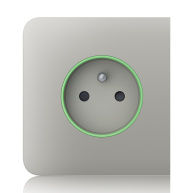 Ajax  SideCover (smart) - Boční kryt zásuvky, horizontální, ústřicová