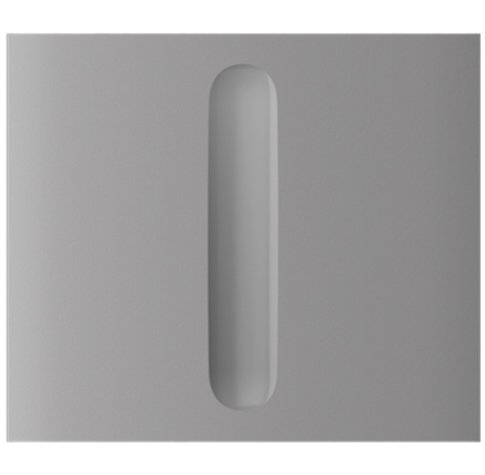 Ajax  CenterButton (Dimmer) vertical - Středový kryt stmívatelného tlačítka, vertikální instalace, mlhová