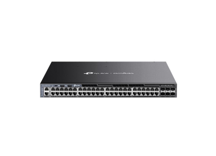 TP-Link OMADA switch SG6654XHP (48xGbE,6xSFP+,48xPoE+,1440W,2xUSB2.0,2xconsole,RP)