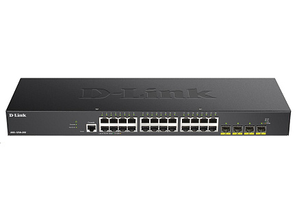 D-Link DGS-1250-28X 28-port Gigabit Smart Switch, 24x GbE, 4x SFP+