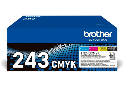 BROTHER Toner TN-243CMYK - PRO HLL3210 HLL3270 DCPL3510 DCPL3550 MFCL3730 MFCL3770 - cca 1000stran SADA